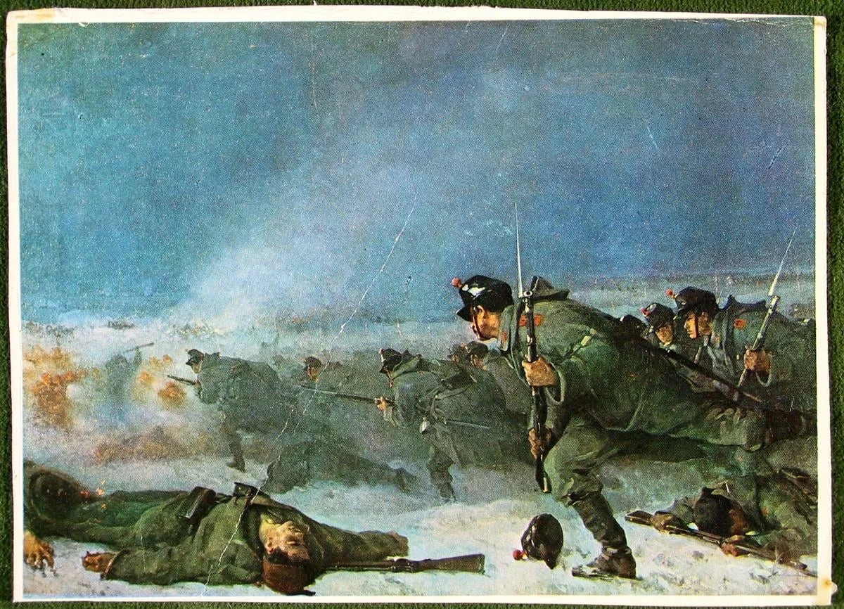 Atacul de la Smârdan, by Nicolae Grigorescu, 1885