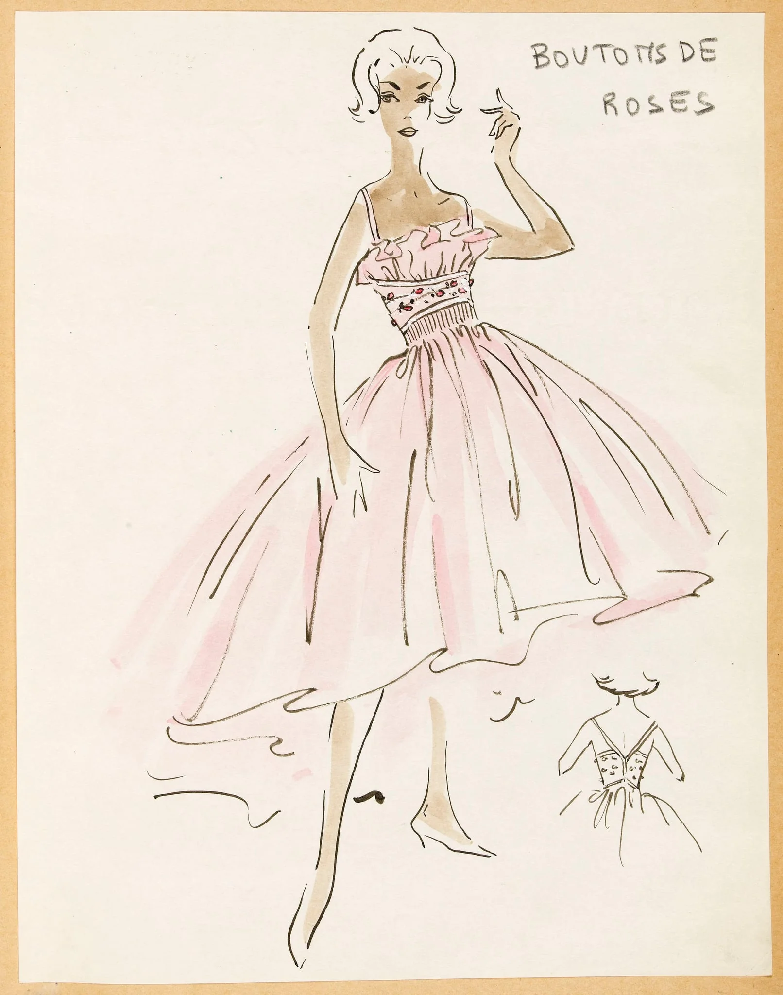 Boutons de roses, by Marie-Louise Carven, 1957