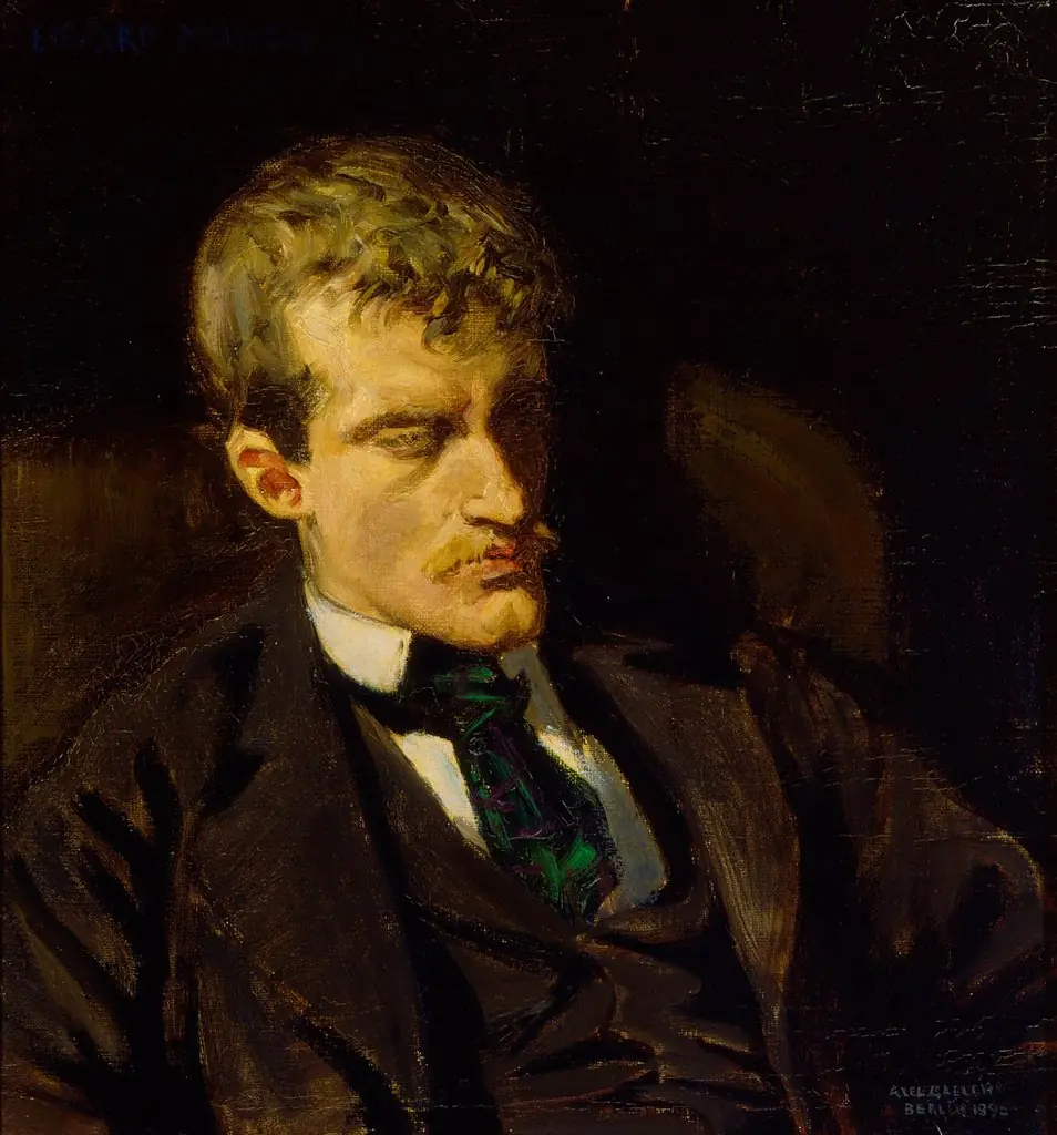 Portrait of Edvard Munch