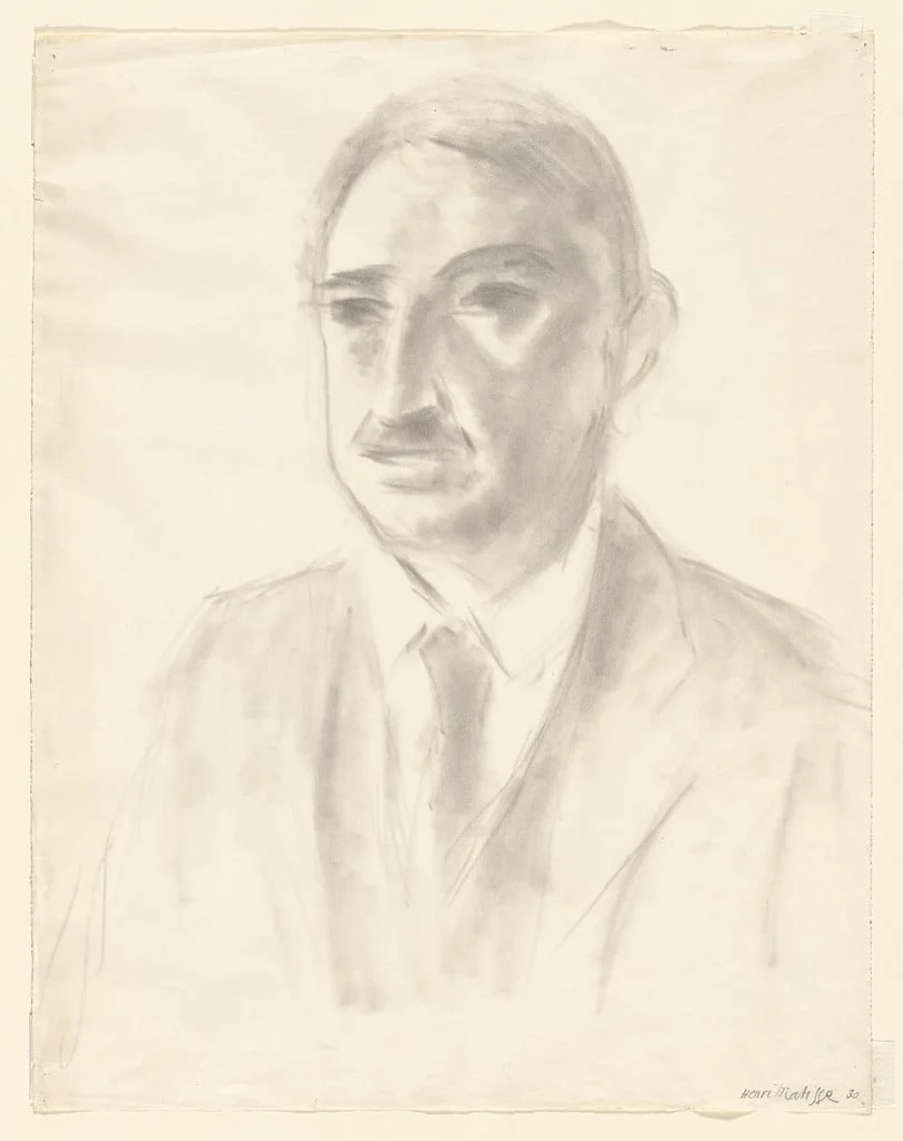 Untitled, by Henri Matisse, charcoal, 1930