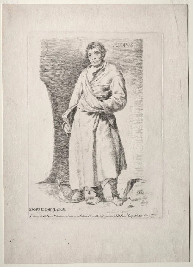 Aesop, by Francisco Goya, 1778