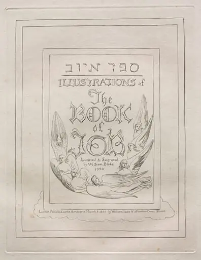 The Book of Job:  Title Page