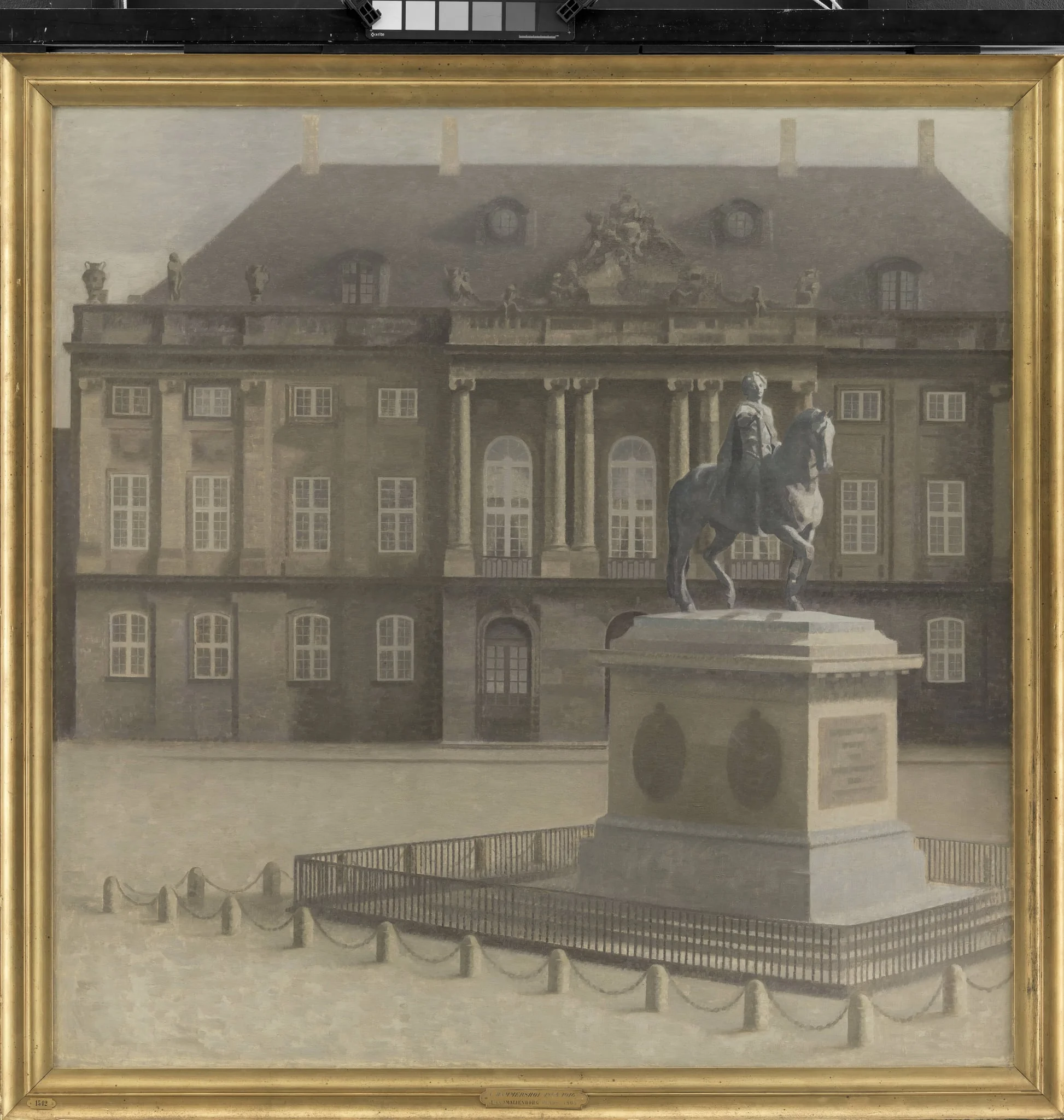 Amalienborg Square, Copenhagen, by Unknown, 1896