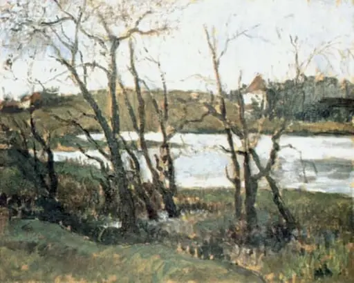 Peisaj cu lac