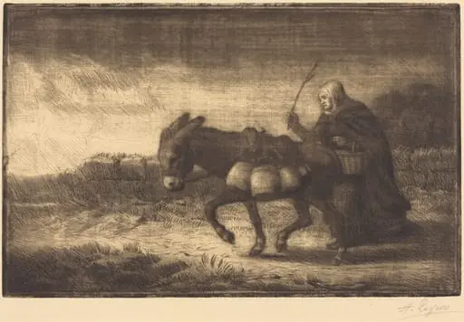 Milkmaid of Boulogne, 1st plate (Laitiere a Boulogne)