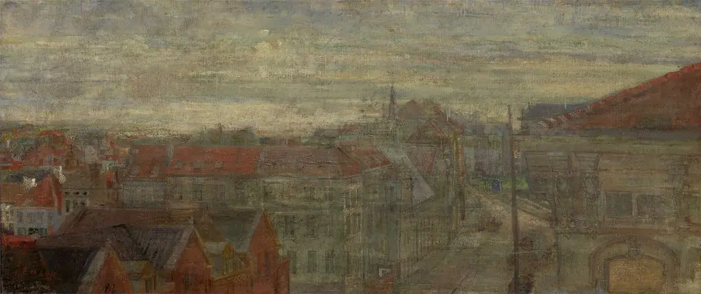View of Phnosie, luminous waves and vibrations