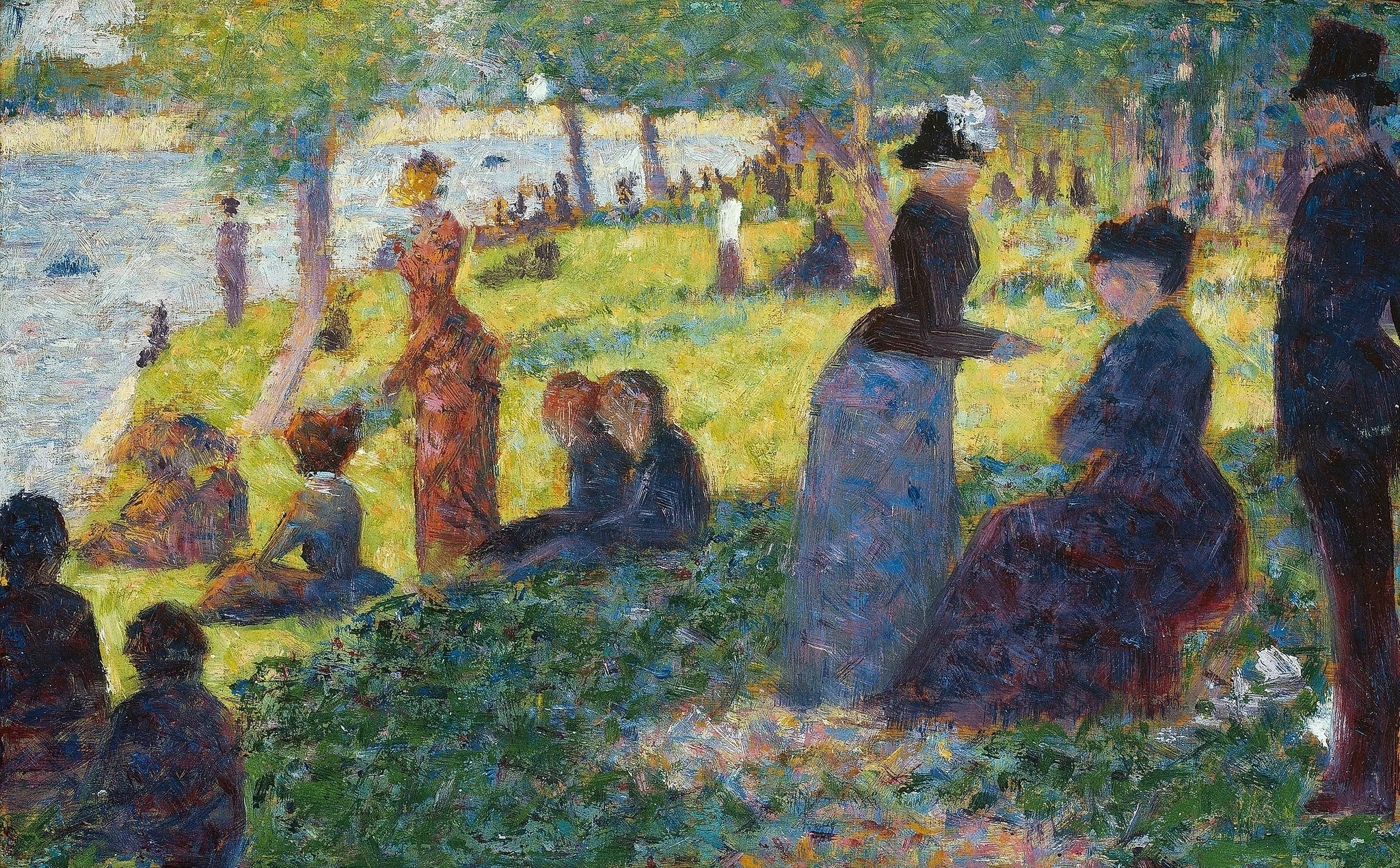 Oil Sketch for "La Grande Jatte"