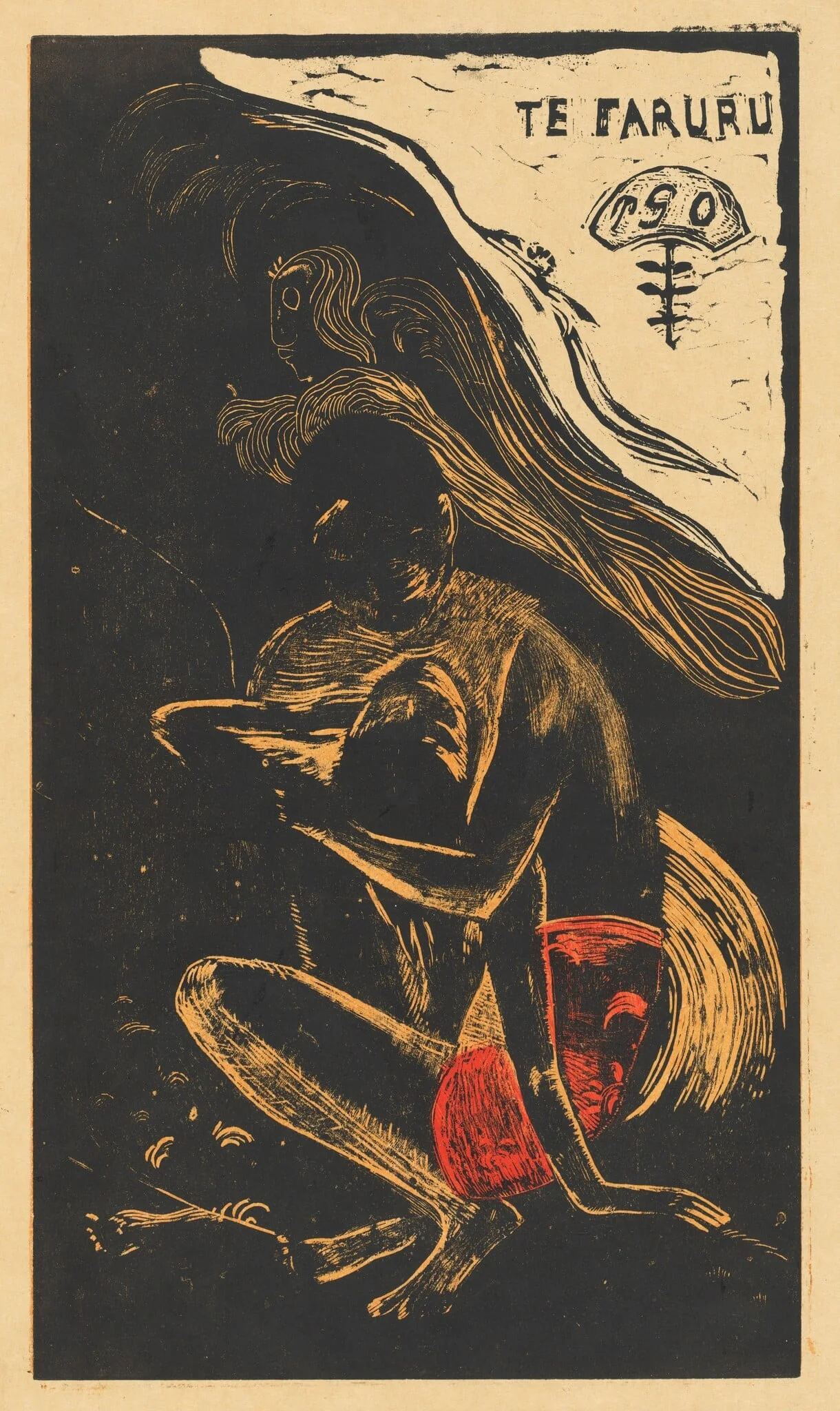 Te Faruru (They are Making Love Here), by Paul Gauguin, ink, 1894