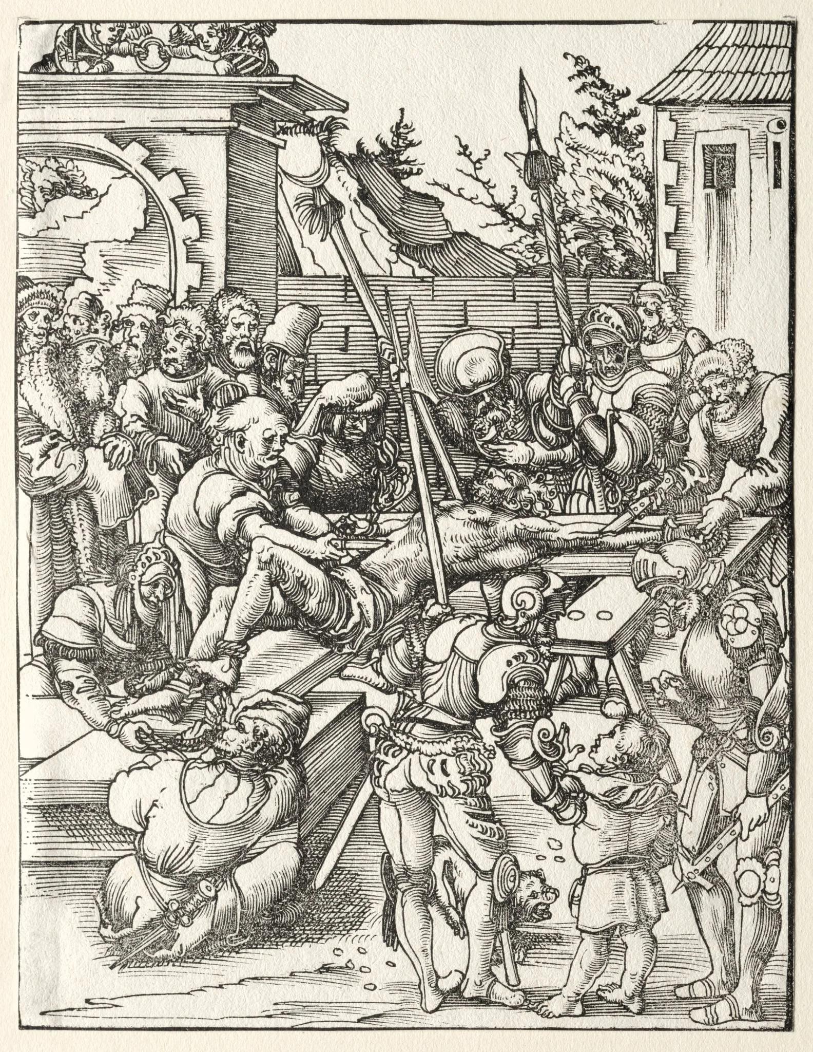 Martyrdom of St. Bartholomew, by Lucas Cranach the Elder, 1522