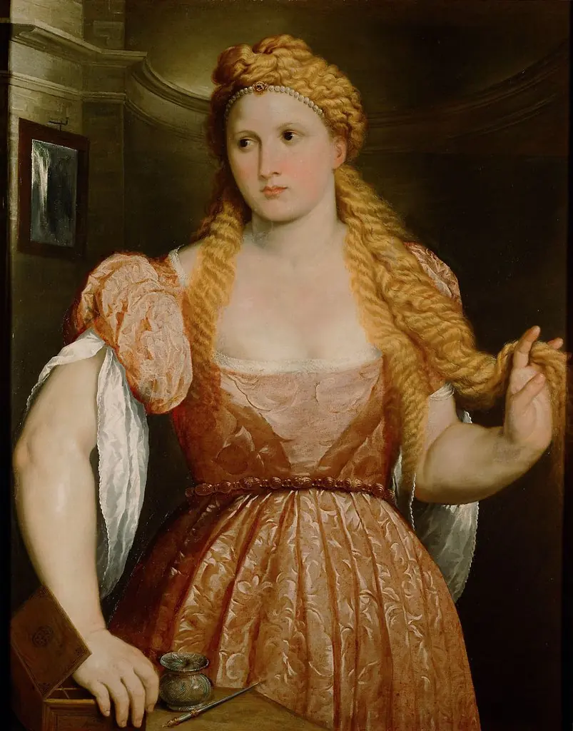 Young Woman at Dressing table