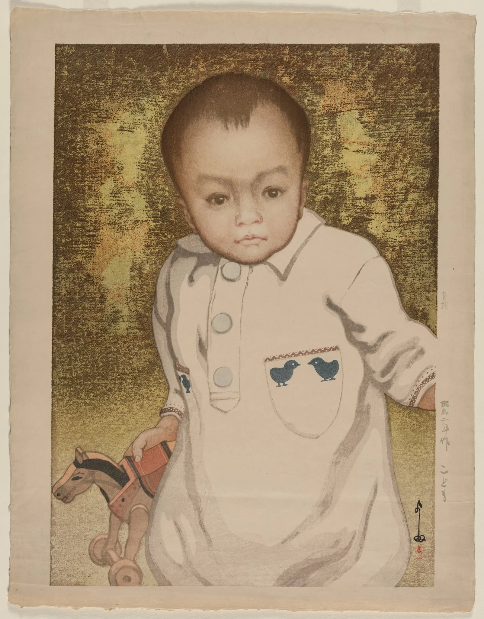 Child, by Hiroshi Yoshida, 1927