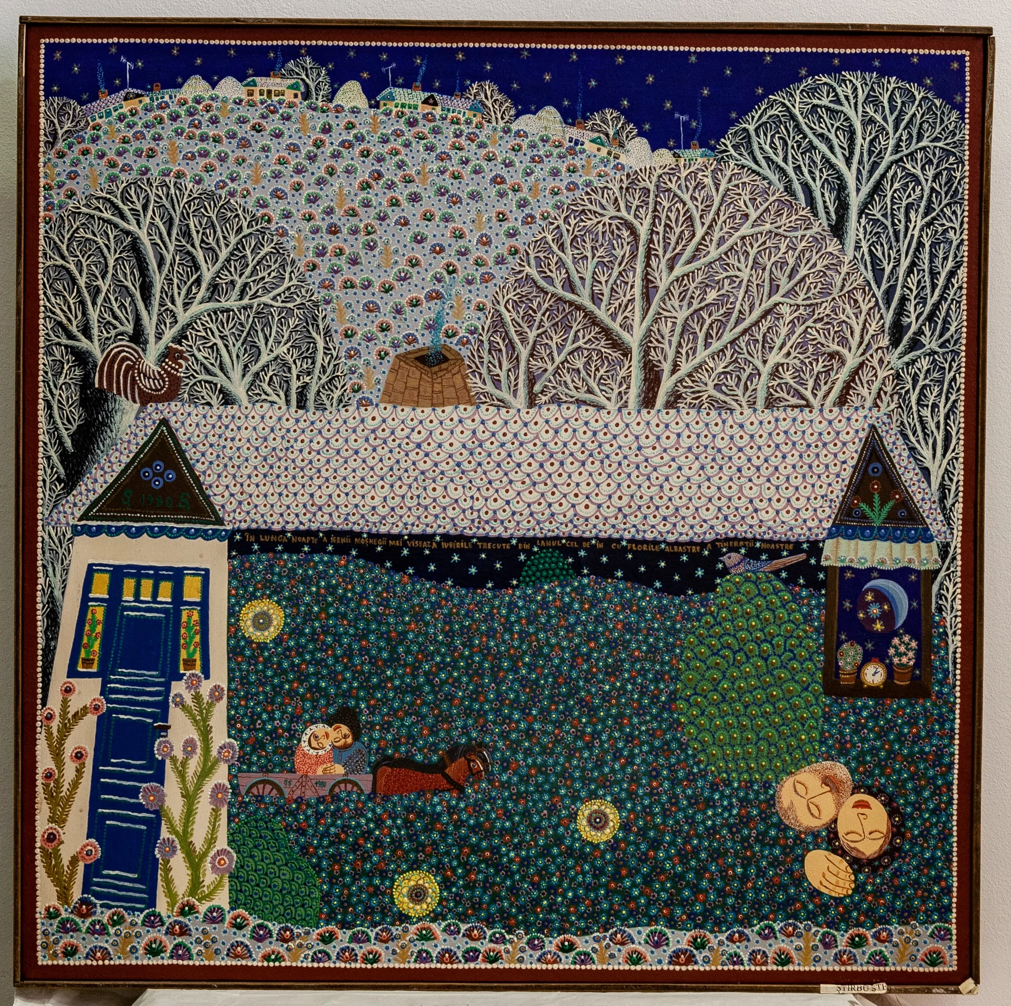 Visul de iarnă al bunilor moșnegi, by Știrbu Ștefan, 1980