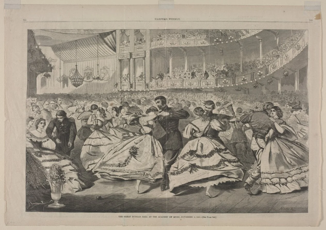 The Great Russian Ball at the Academy of Music, November 5, 1863