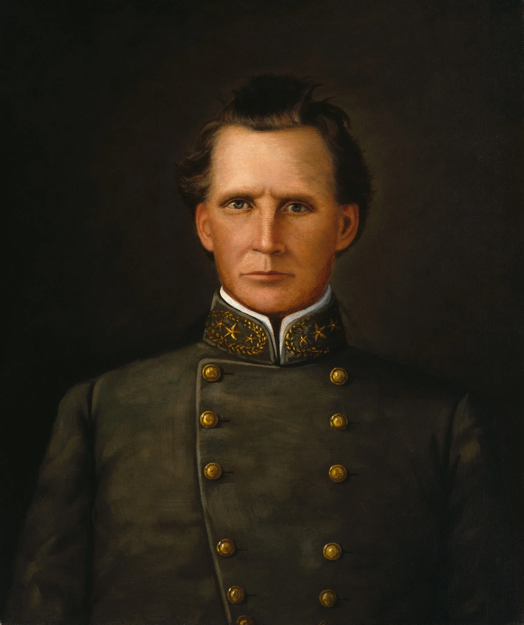 Portrait of Brigadier General Joseph Lewis Hogg, by William Henry Huddle, oil, 1879
