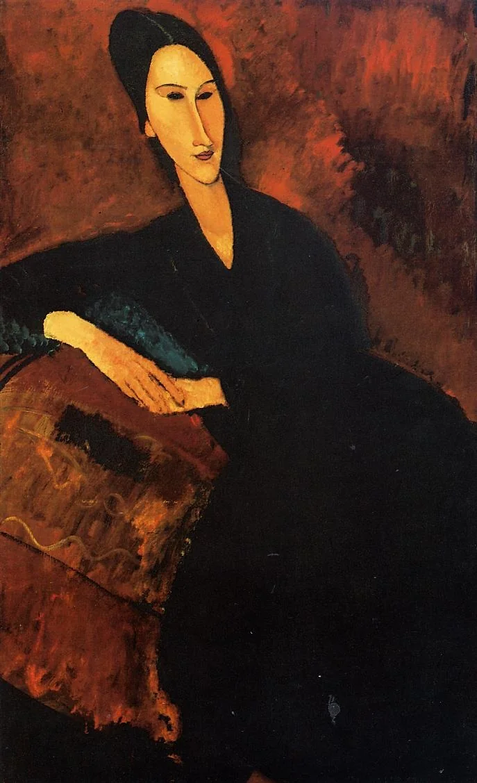 Anna Zborowska, by Amedeo Modigliani, oil, 1917