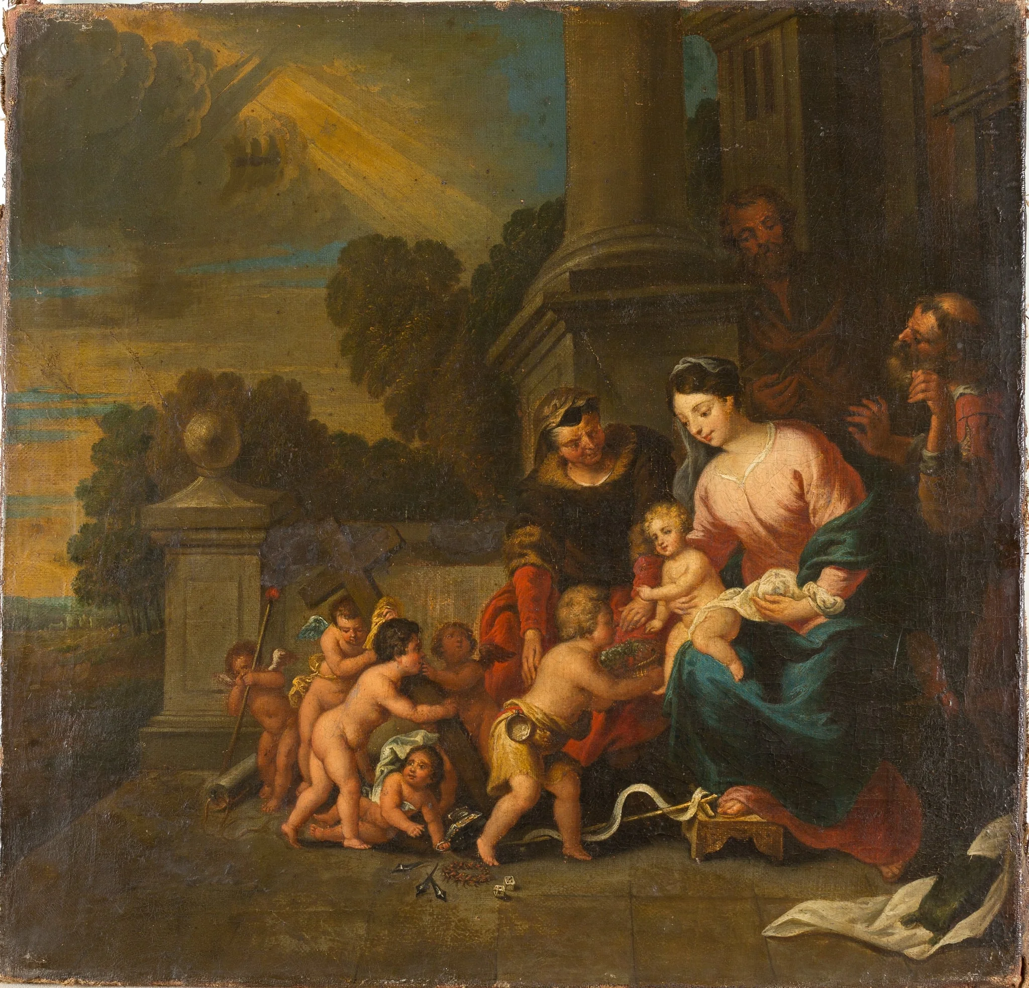 Heilige Familie, by Unknown, 1850