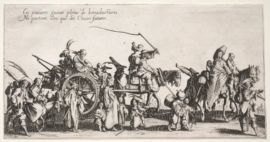 The Bohemians, by Jacques Callot, 1623
