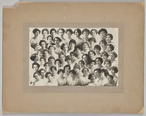 Untitled (composite photo of headshots of a group of women)