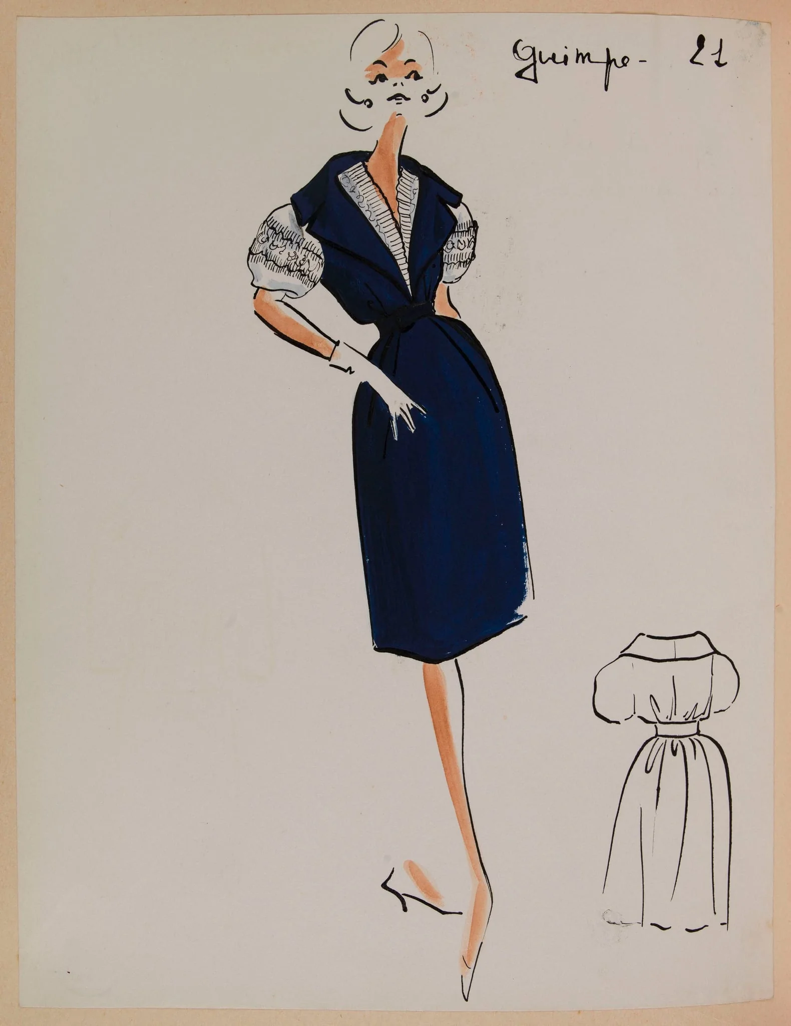Guimpe, by Carven, 1958