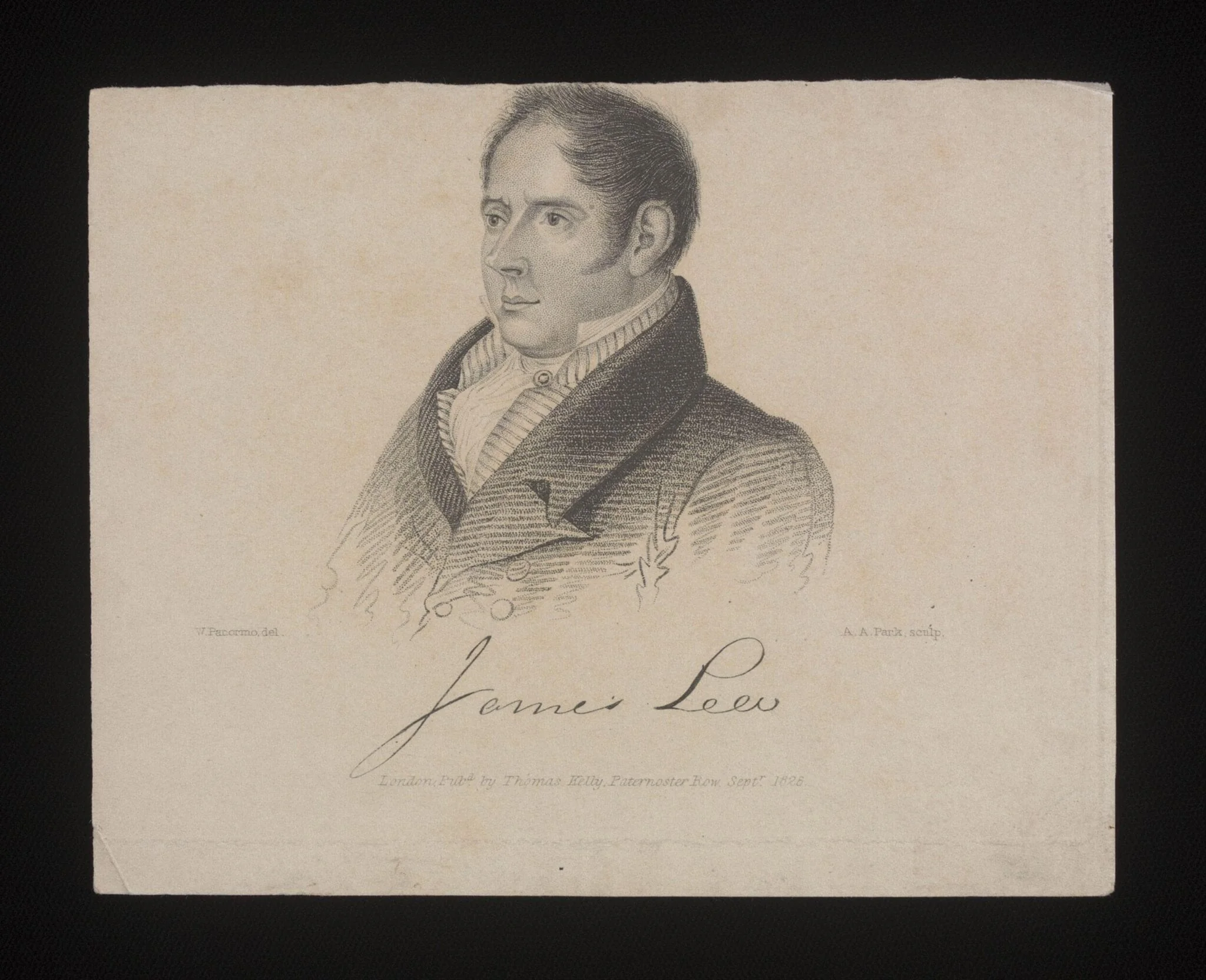 James Lew, by A. A. Parker, 1826