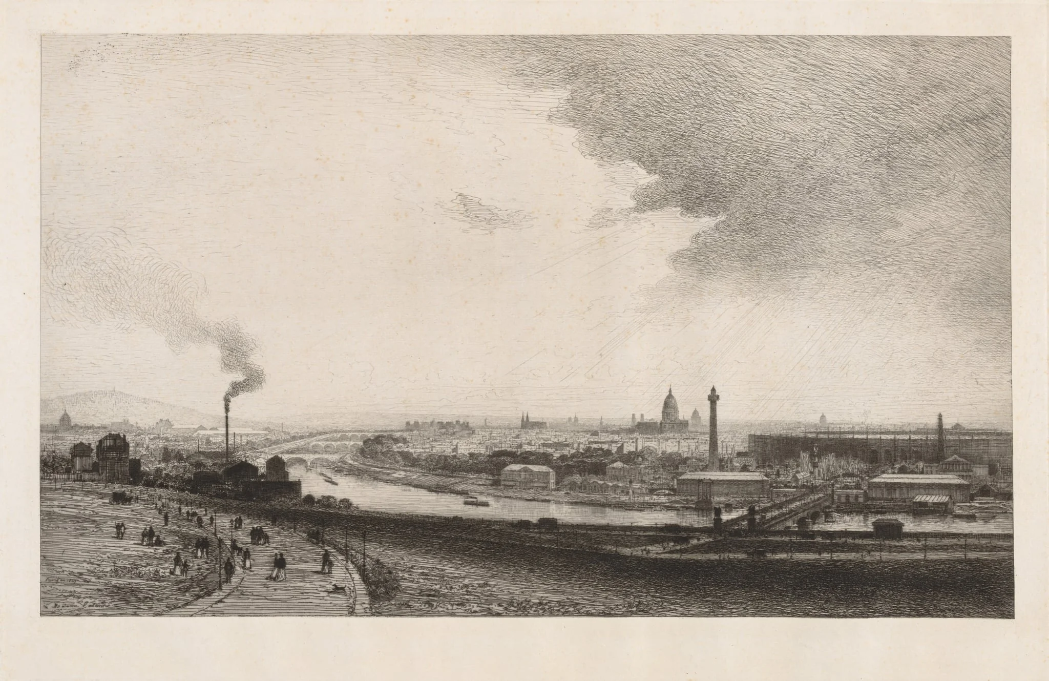 Paris in 1867, View from the Trocadero