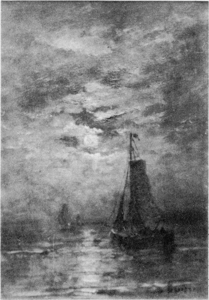 Maneschijn op zee