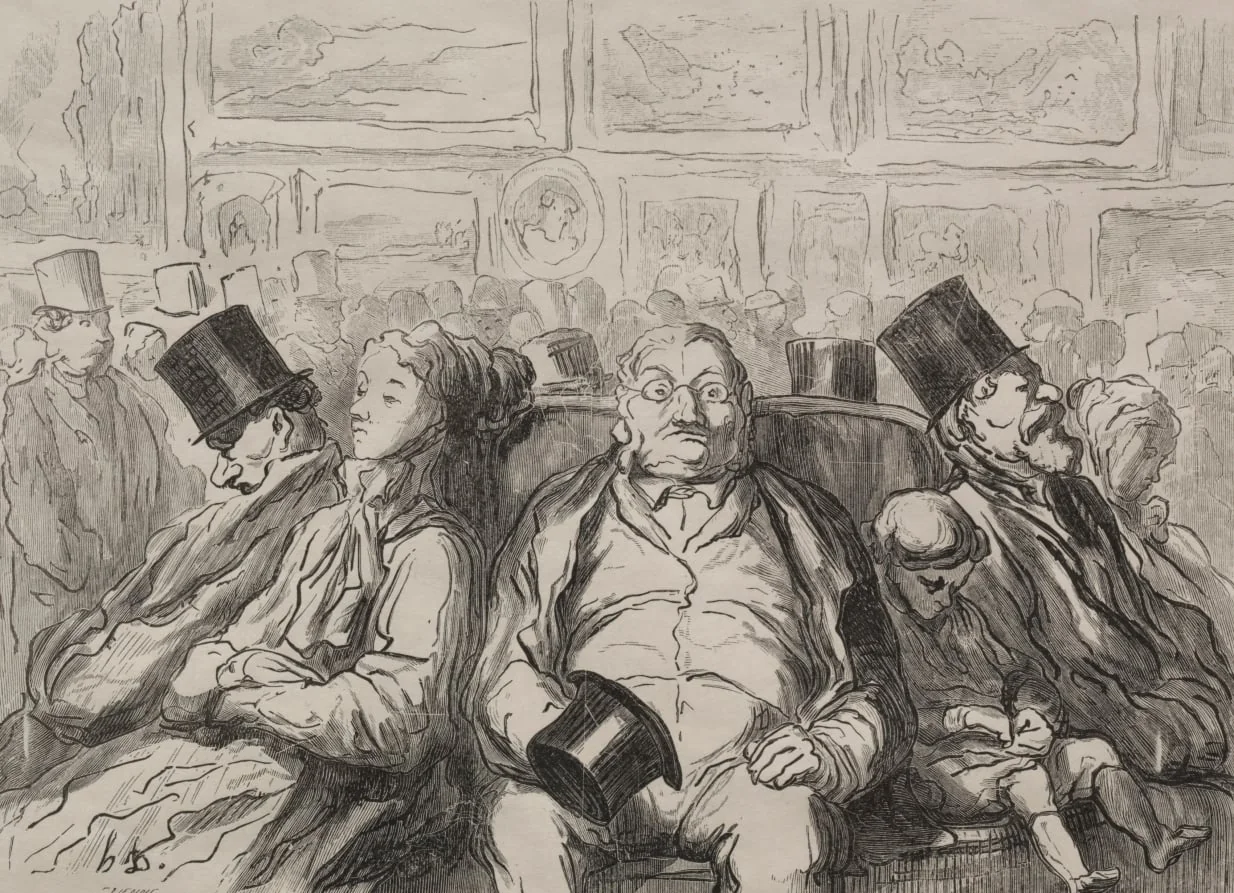 Paris, The Great Art Exhibition: A Moment of Rest in the Salon Carré