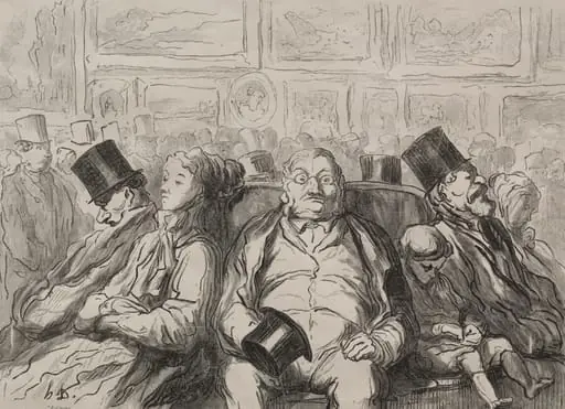 Paris, The Great Art Exhibition: A Moment of Rest in the Salon Carré