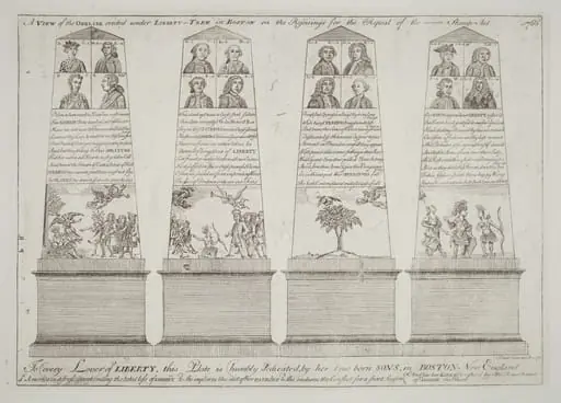 The Obelisk under the Liberty Tree, Boston