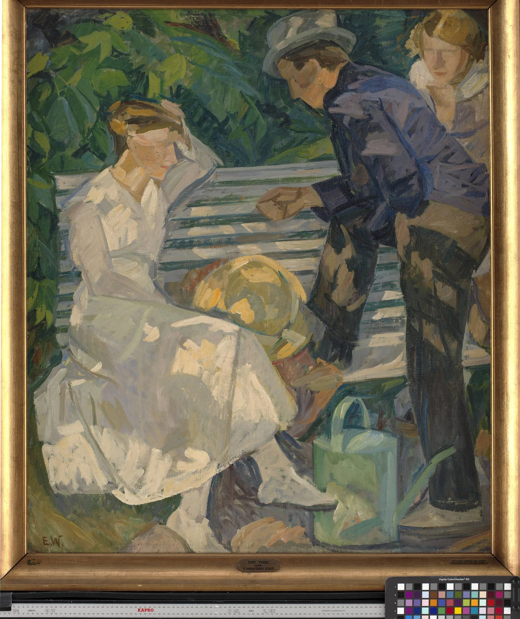 In the Vicar's Garden, Christiansø, by Unknown, 1917