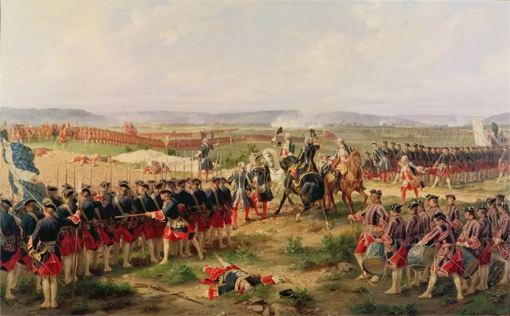 The Battle of Fontenoy, 1745: The French and the Allies Confronting Each Other