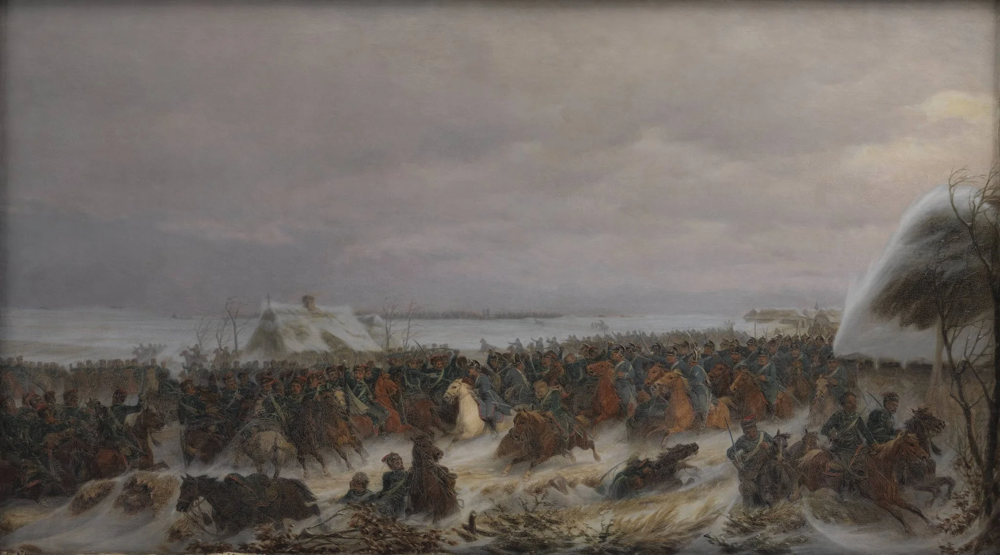 Affæren ved Vorbasse den 29. februar 1864, by Unknown, 1877