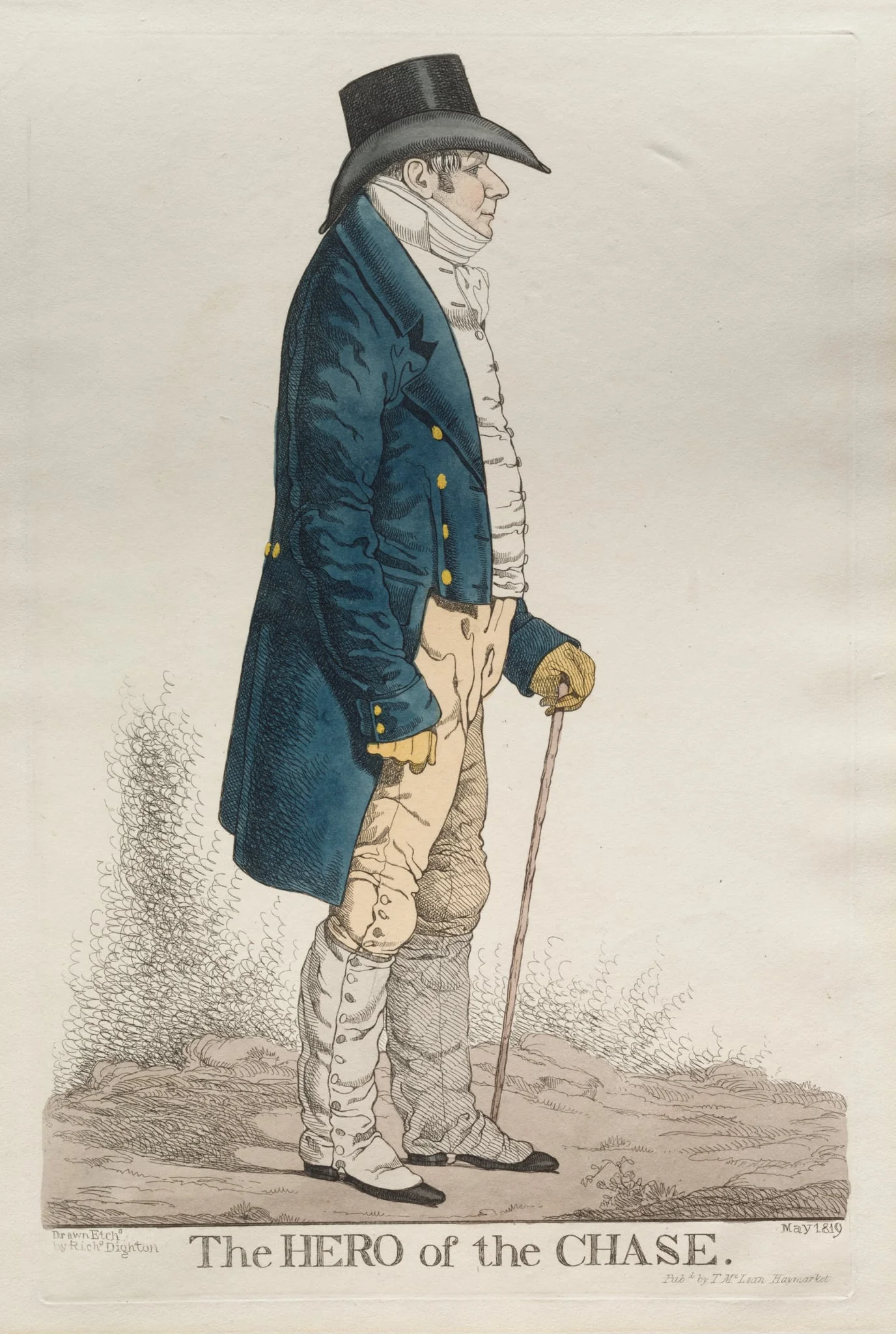 The Hero of the Chase, by Richard Dighton, 1819