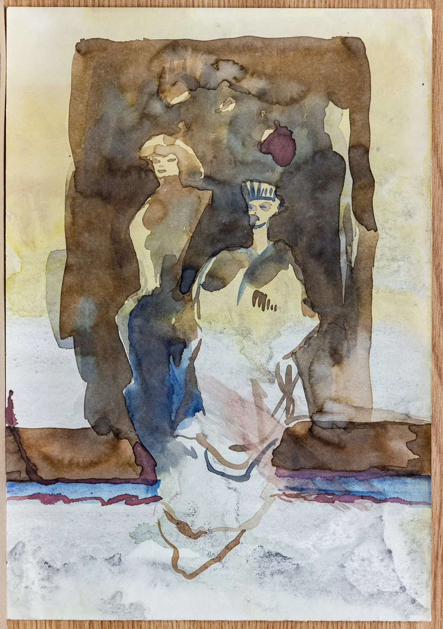 Două personaje, by Tiberiu Nicorescu