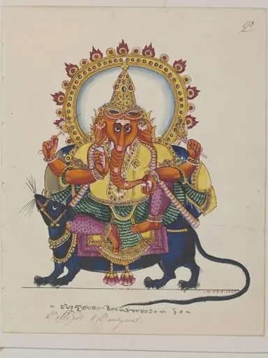 Ganesha, the god of wisdom and the remover of obstacles