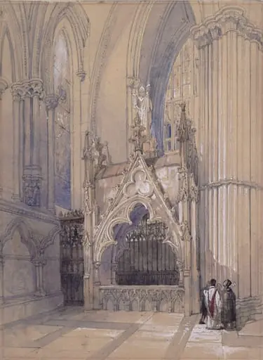 Monument of Archbishop Greenfield in the Eastern Aisle of the North Transept of York Minster