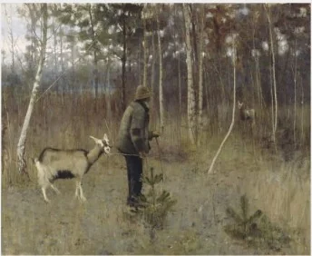 The Return of the Goats, by John Lavery, oil, 1892