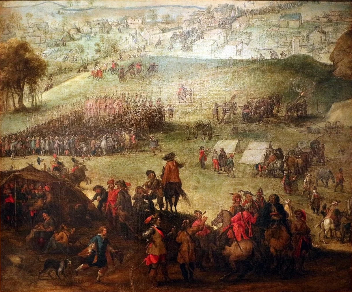 Rendição de uma cidade, by Peter Snayers, unspecified, 1625