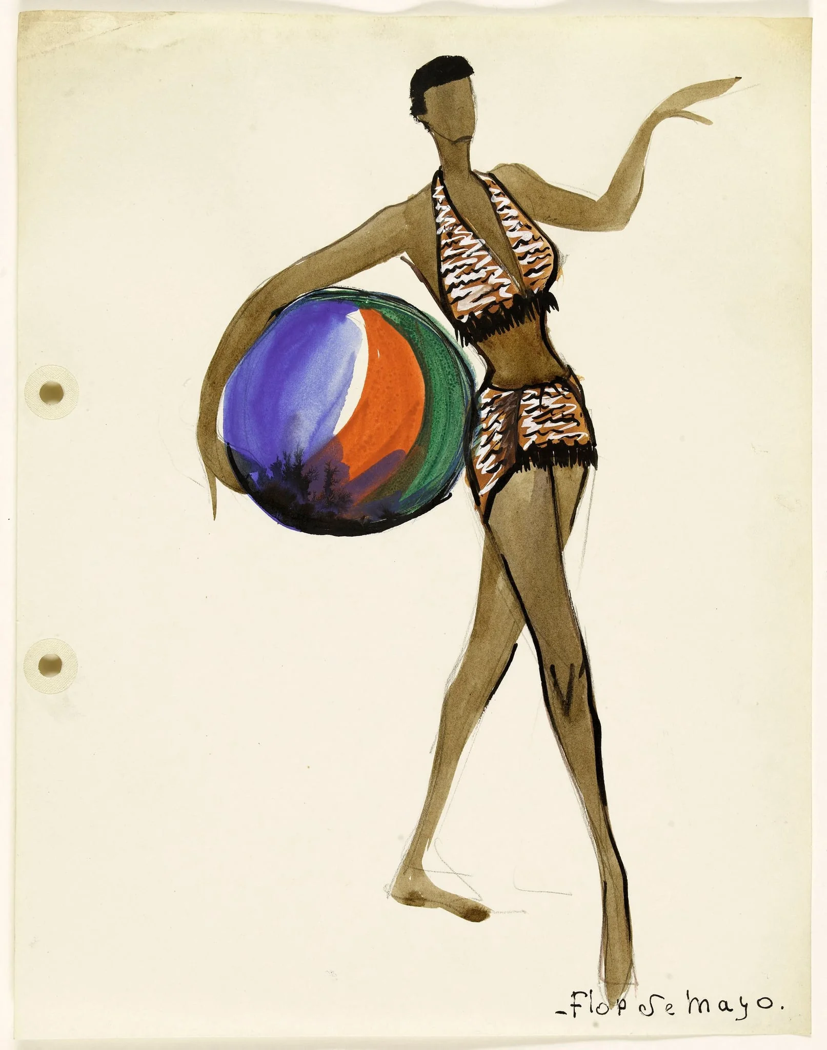 'Flop de Mayo', by Marie-Louise Carven, 1951