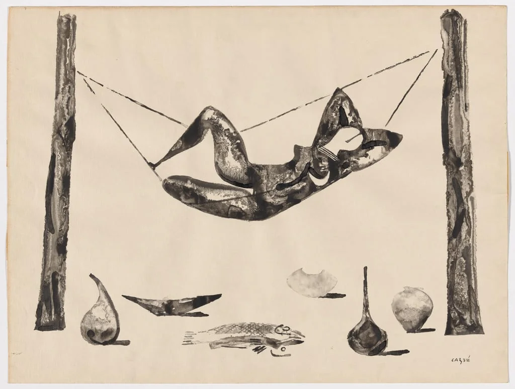 Untitled, by Carybé, ink, 1955