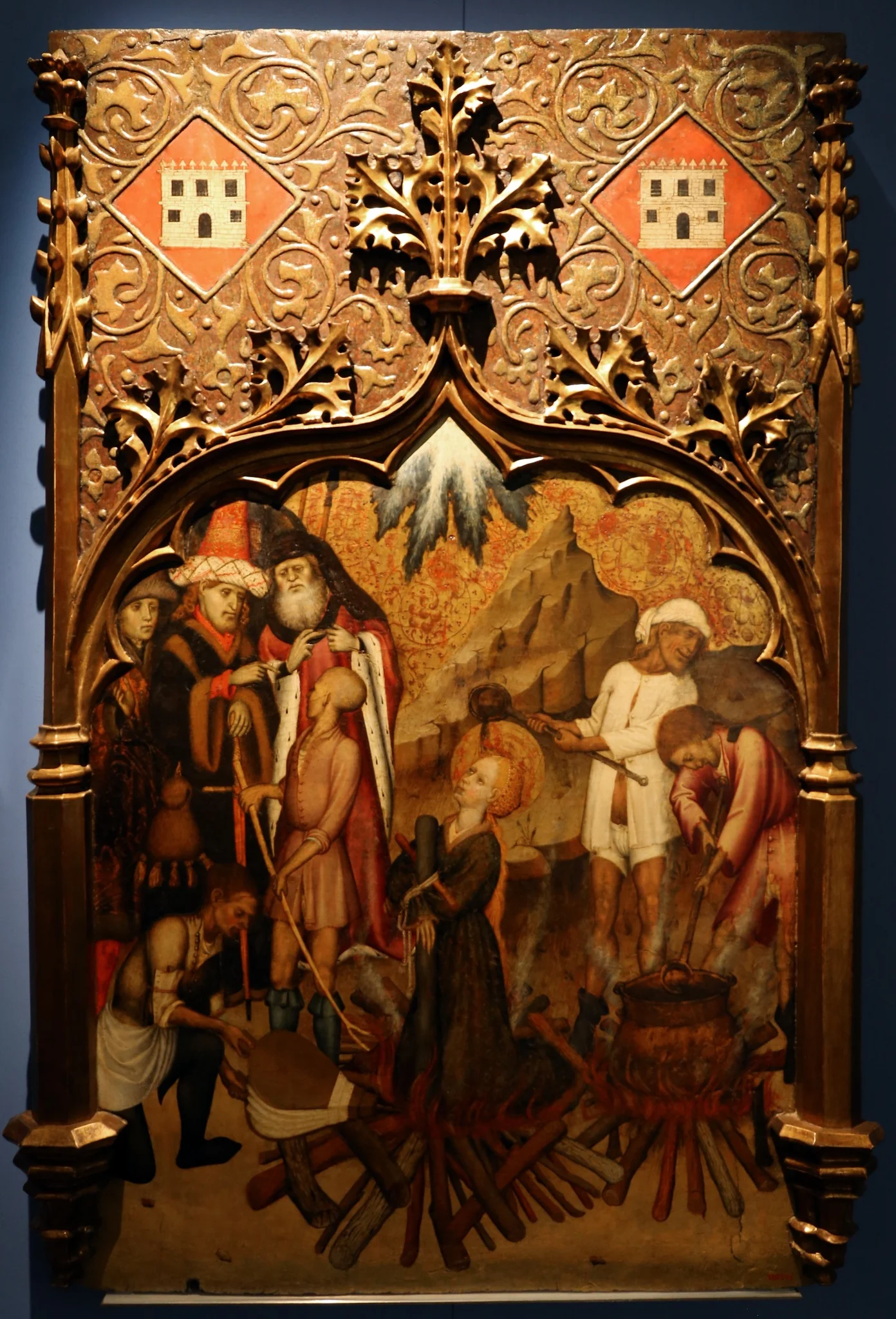 Martyrdom of St. Lucy, by Bernat Martorell, unspecified, 1435