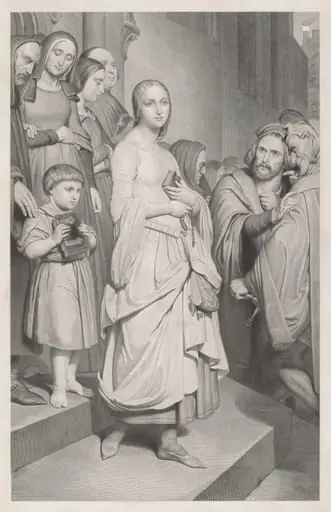 Faust Seeing Marguerite for the First Time