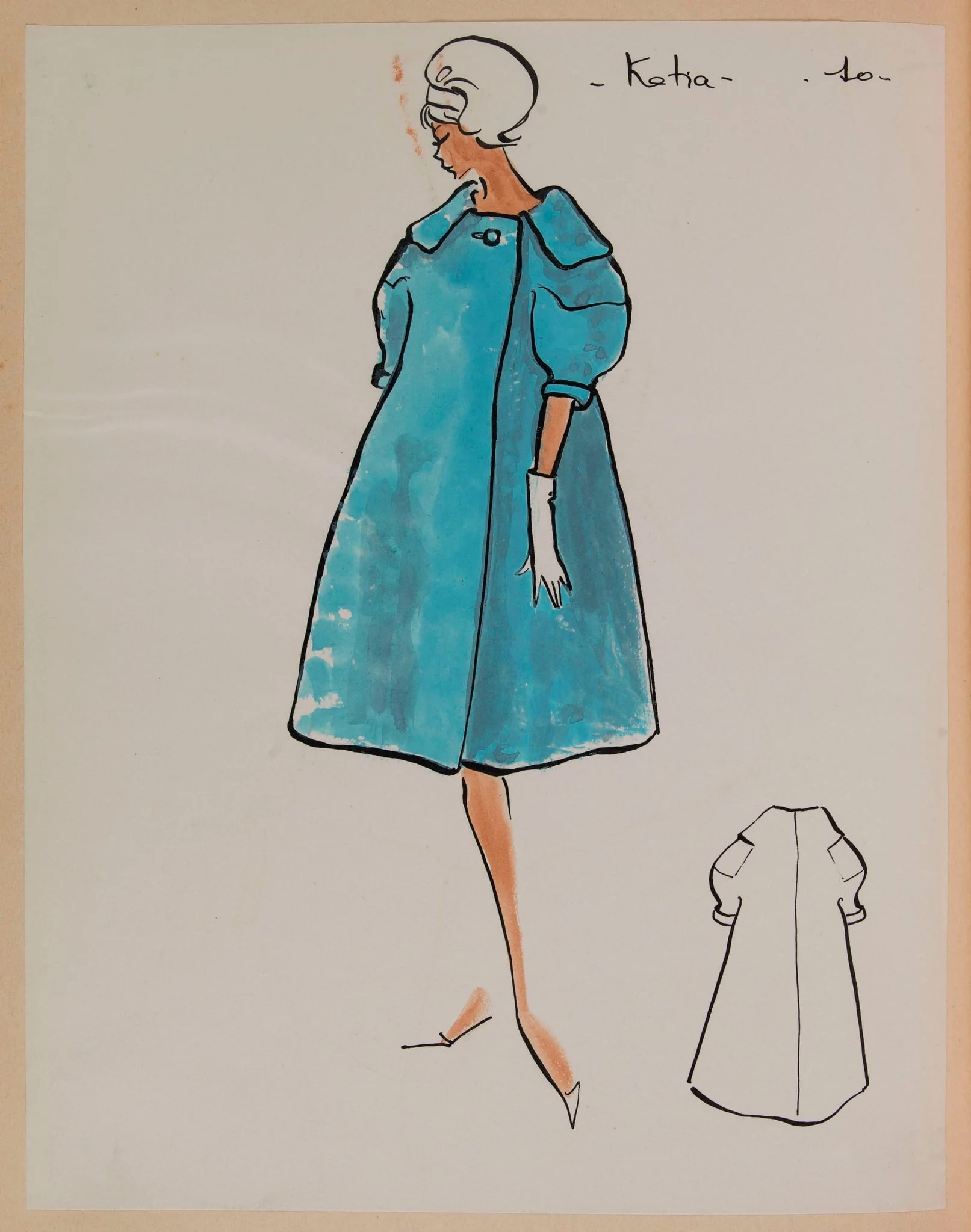 Katia, by Carven, 1958