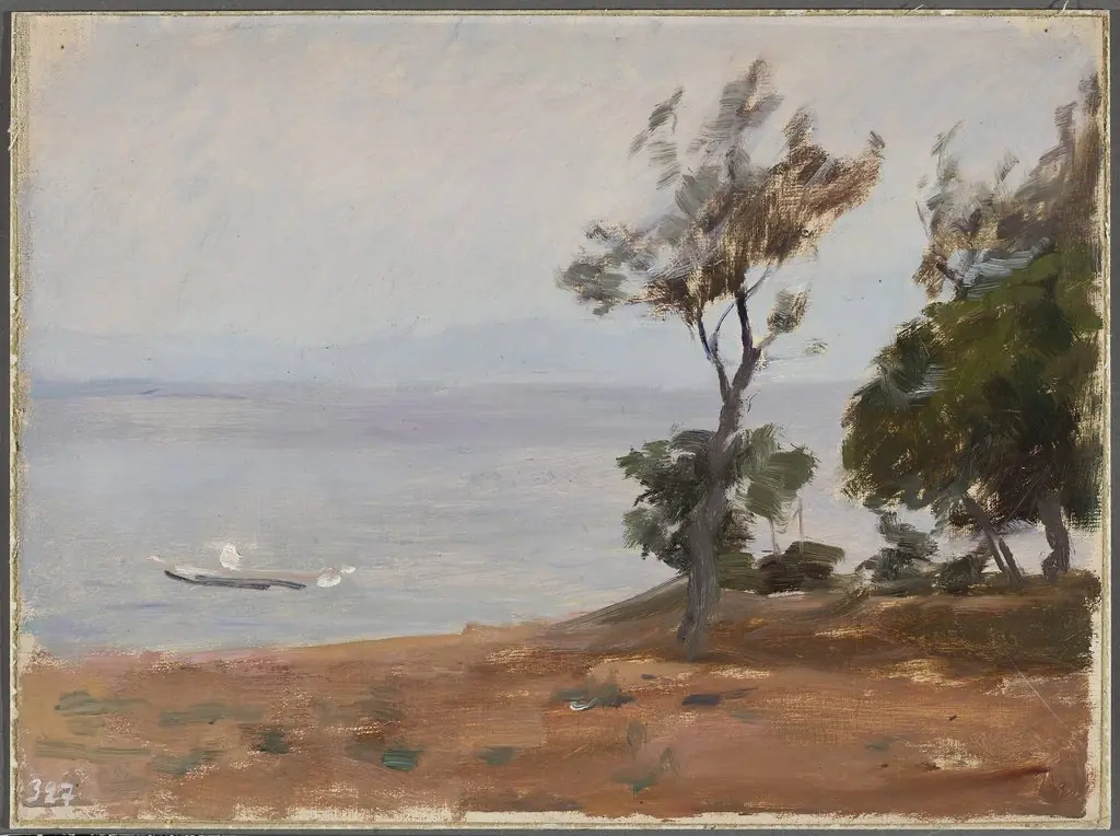 Landscape. From the journey to Constantinople