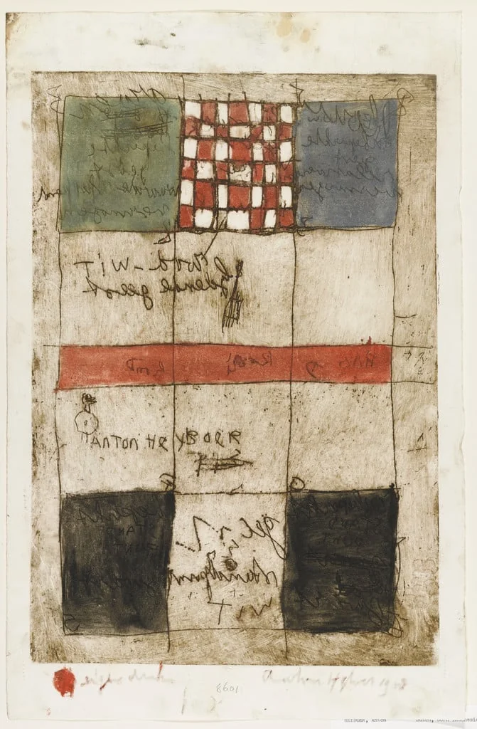 Untitled, by Anton Heyboer, ink, 1960