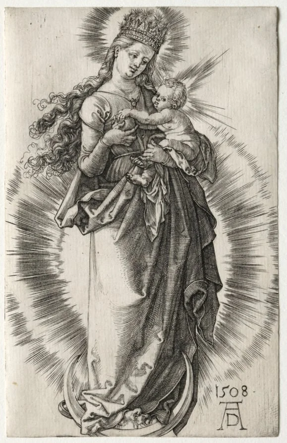 The Virgin with a Starry Crown, by Albrecht Dürer, 1508