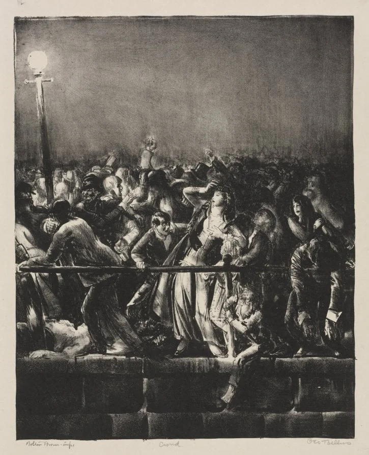 The Crowd, by George Bellows, 1923