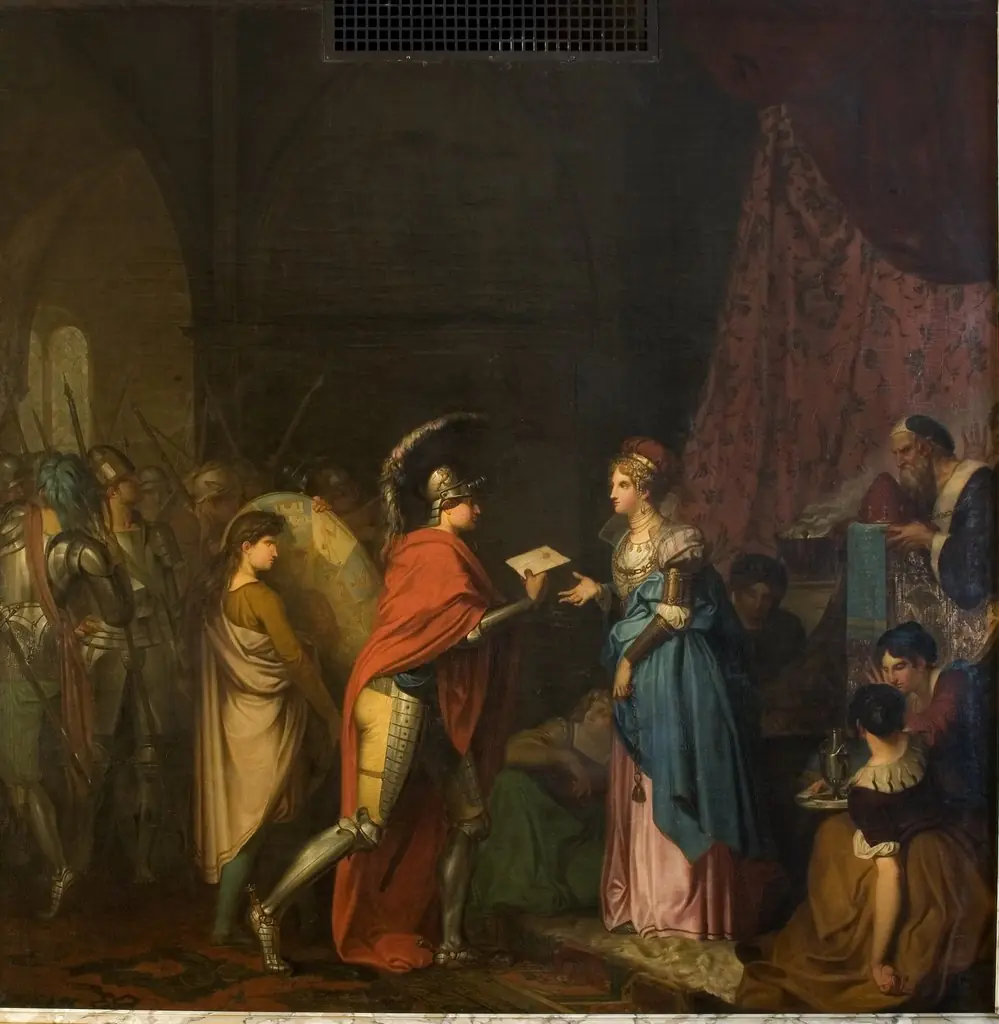 Hamlet Delivering a Letter Written by Himself to the Queen of Scotland