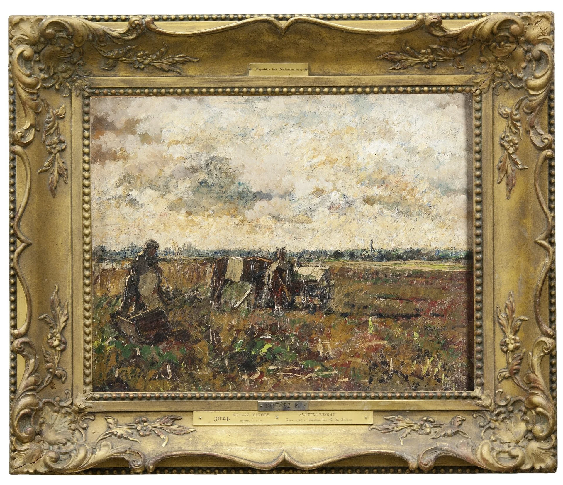 Plain with a Working Farmer