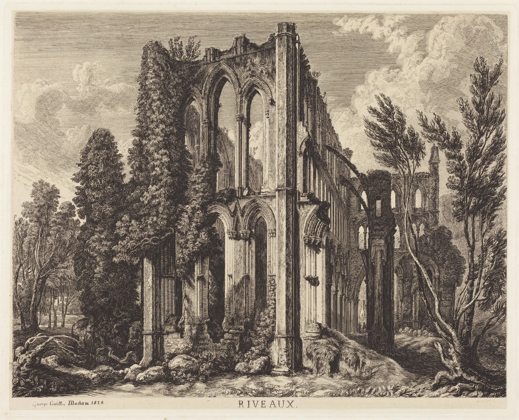 Riveaux, by George Cuitt the Younger, ink, 1824